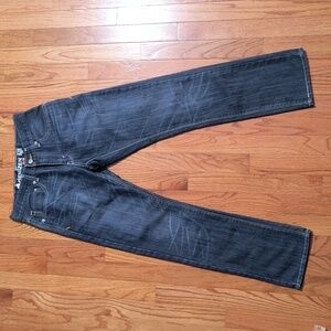 Levi's denizen 216 skinny fit, size: 16 regular color: dark wash